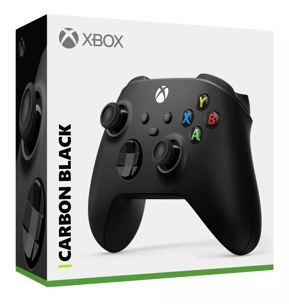 Joystick Microsoft Xbox Carbon Black Color Negro Wireless - Imagen 2