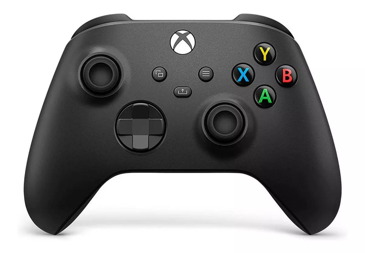 Joystick Microsoft Xbox Carbon Black Color Negro Wireless